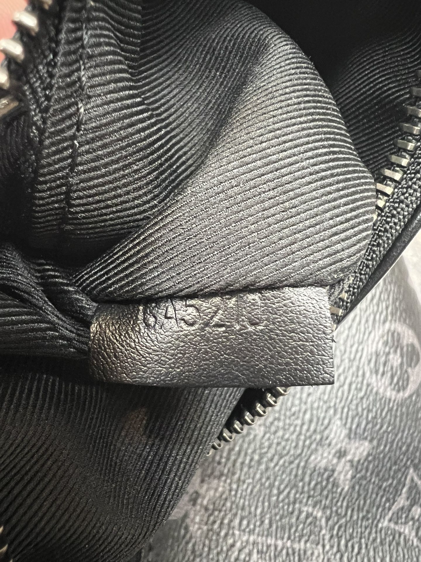 Louis Vuitton BUM BAG Monogram Eclipse Canvas FANNY HIP PACK USED 100%  AUTH. LV