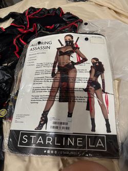 Sexy stealth Ninja 5 piece costume FASHION NOVA