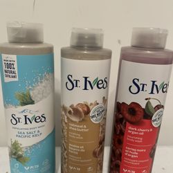 St Ives Natural Based Body Wash Soap 22 Oz $4 Each