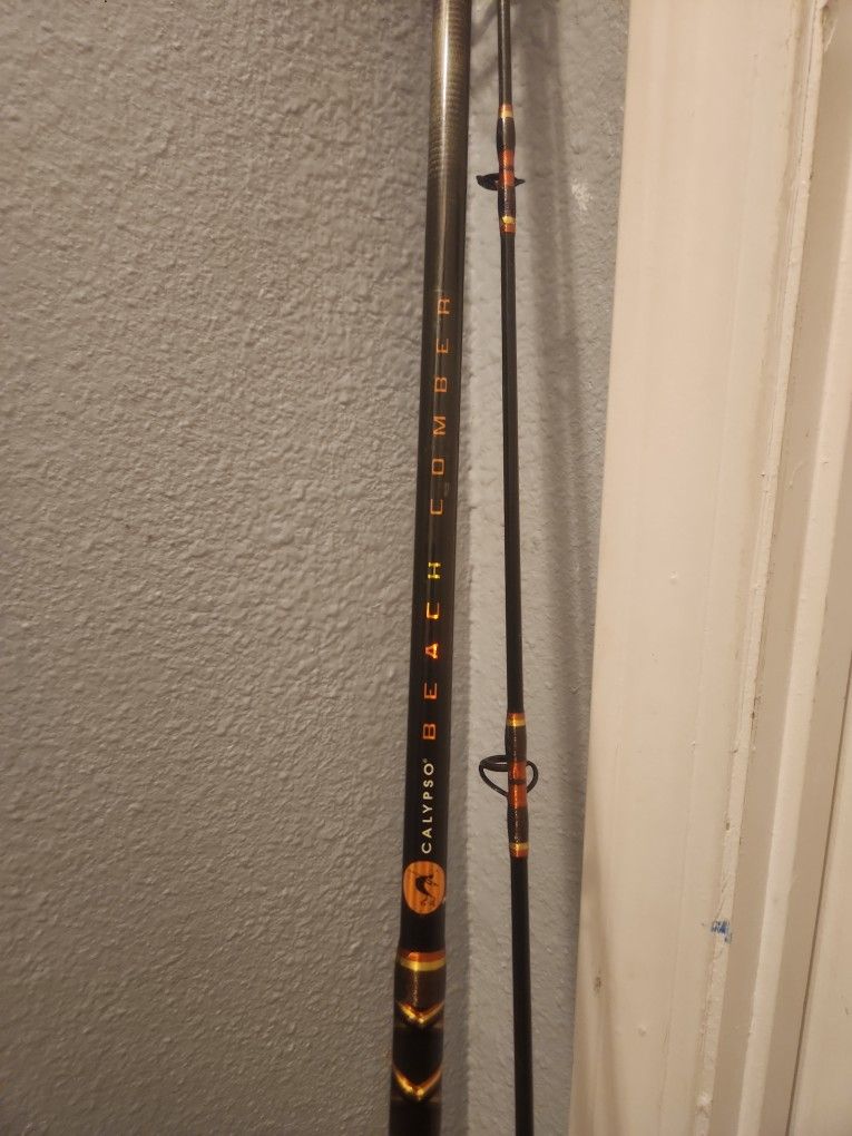 calypso beach comber spin fishing rod 8& 39 Fishing Rod for Sale in Imperial Beach, CA
