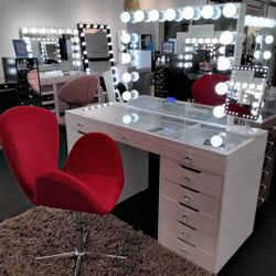  Hollywood Makeup Vanity With Bluetooth 