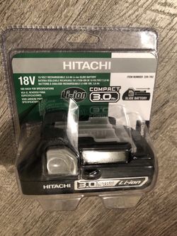 Brandnew Hitachi 18V 3Ah Battery