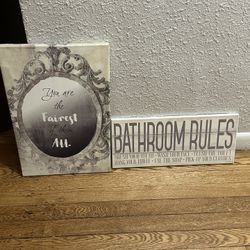 BATHROOM DECOR/PICTURES 