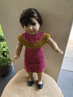 American girl doll dress 👗 crochet