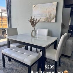 5-Pc Dining Table Set 