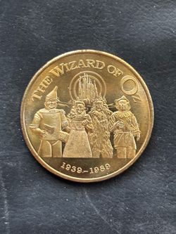 Vintage 1989  Wizard of Oz/Gone with the Wind Commemorative Duel Coin