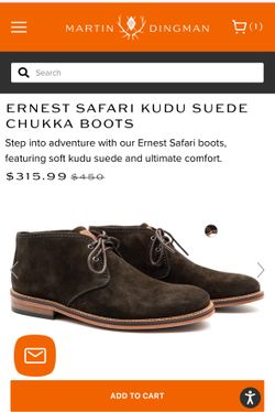Martin Dingman Chukka Suede