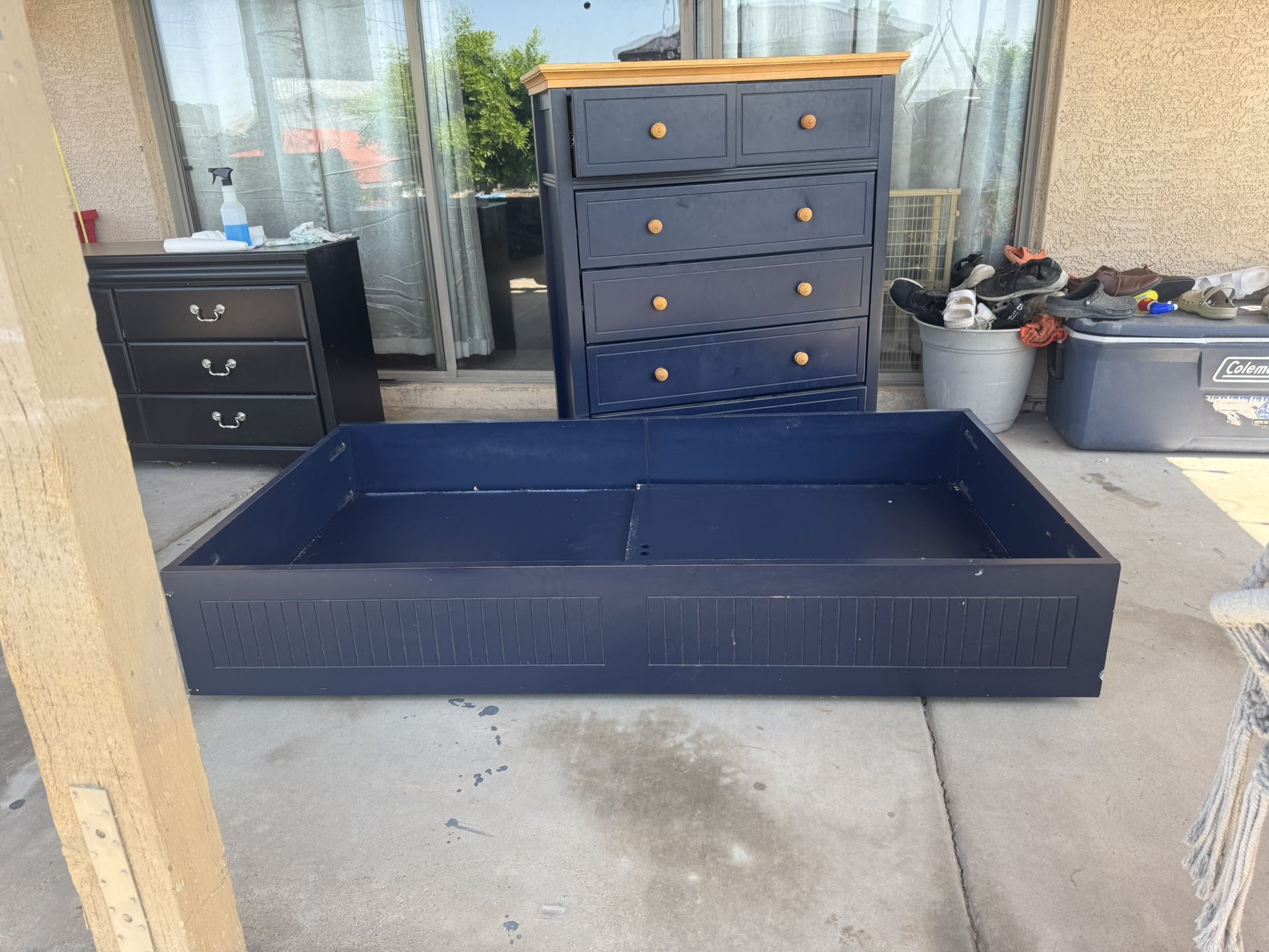 Twin Bed With Dresser
