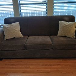 Chocolate Brown Couch By Bassett