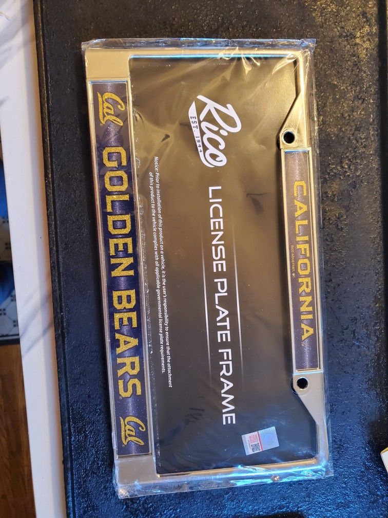 Berkeley college license plate