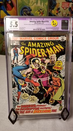 Spiderman #118 CGC 5.5 for $62