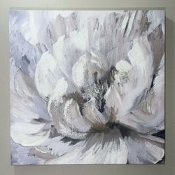 Wexford Home Burst of Spring Gallery Floral Wrapped Canvas Hanging Wall Art Home Decor 24x24”
