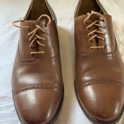 Cole Haan Brown Leather Oxfords