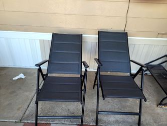 Sillas de metal reclining