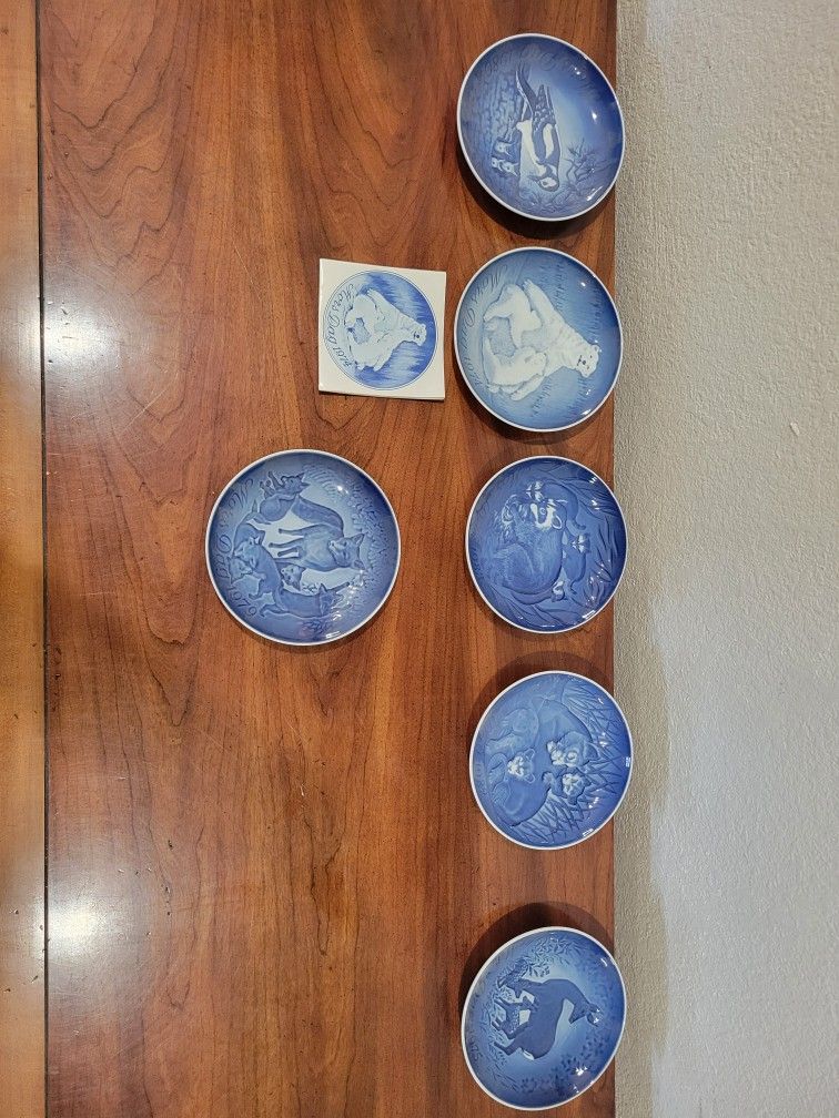 Blue Collector Plates