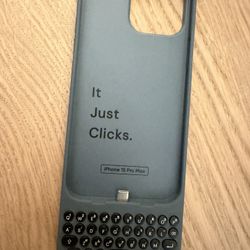 Clicks Keyboard Case For iPhone 15 Pro Max