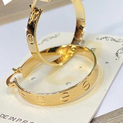 Earrings Plated Gold 