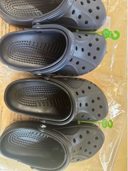 2 New pairs of baya crocs