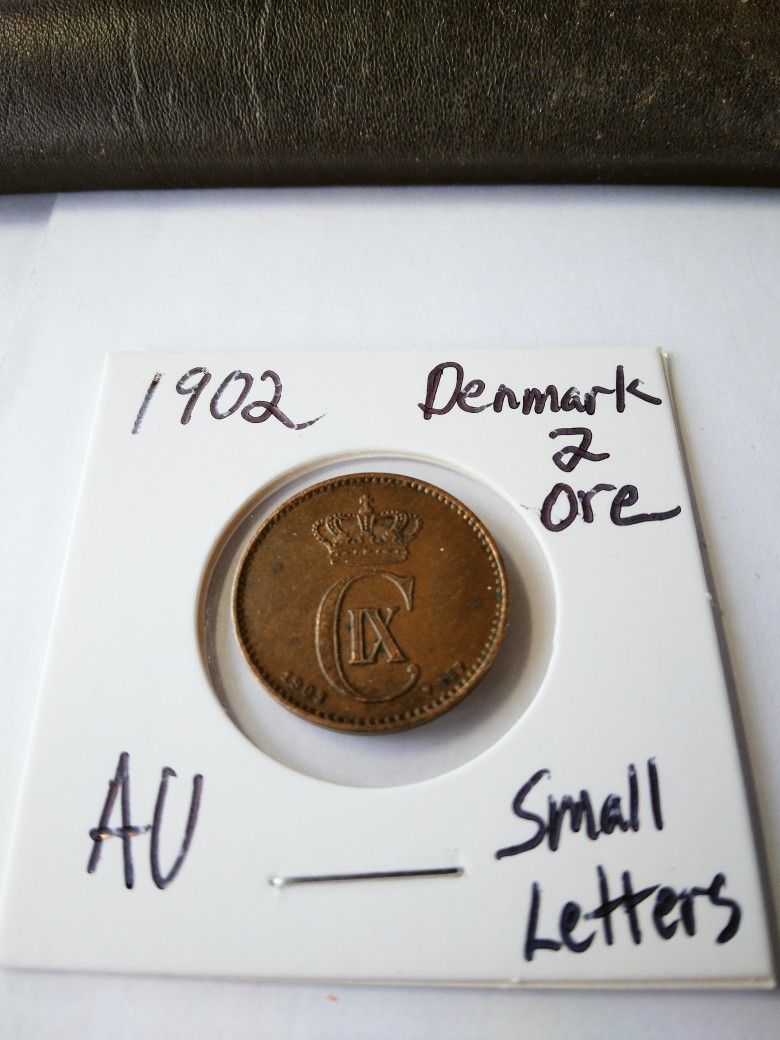 1902 AU Denmark 2 Ore