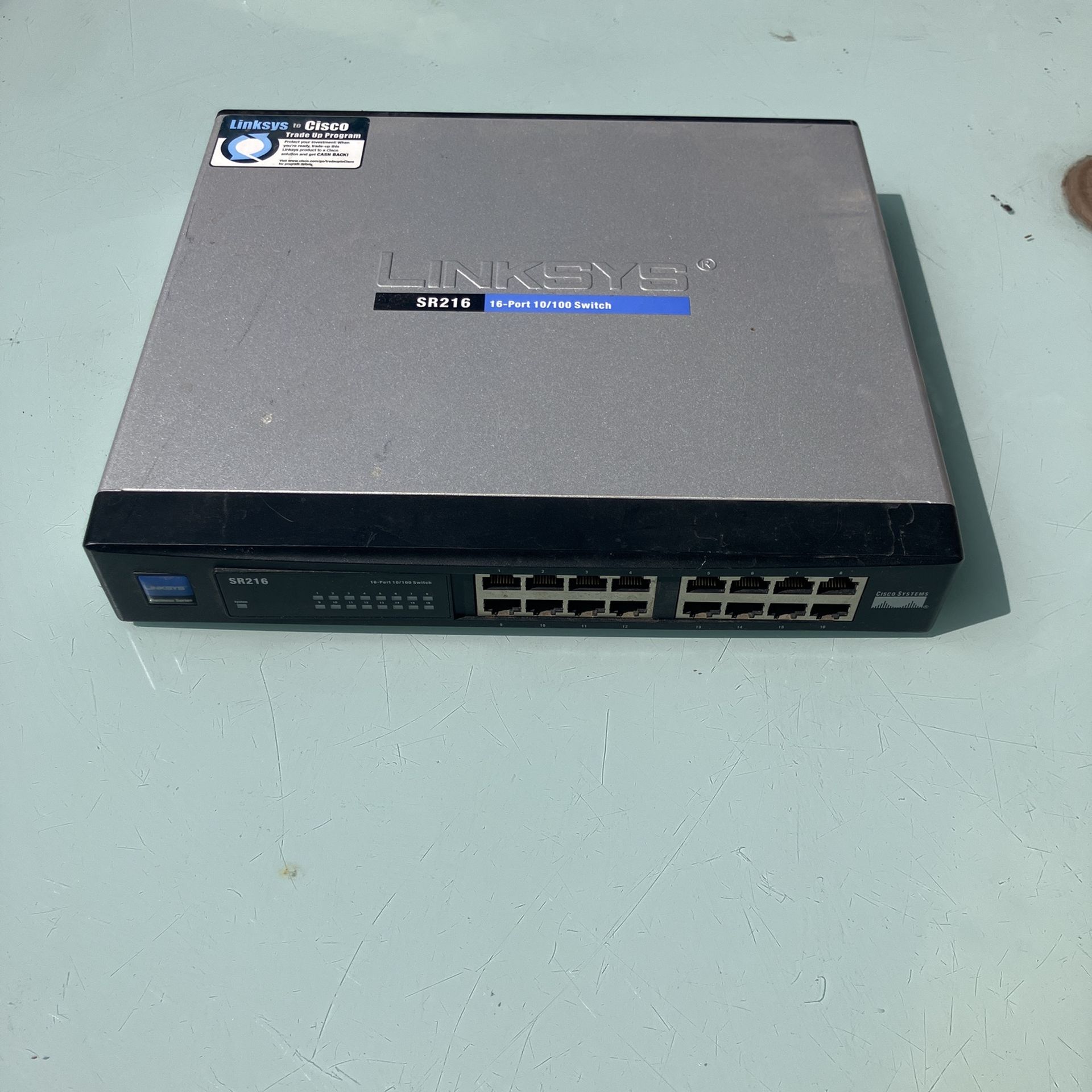 linksys sr216 16 port