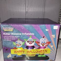 Killer Klowns From Outer Space Yard Inflatable Halloween Decorations Horror 