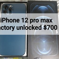 iPhone 12 Pro Max Factory unlocked 