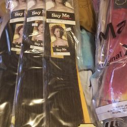 Human And Synthetic Blend Bulk Braiding Hair 