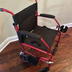 Medline Travel/transport Wheelchair 