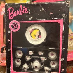 Chinet Barbie 35Th Anniversary Set Complete Never Open