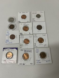 12 US coin error coins