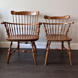 Ethan Allen Chairs And Two Twin Bed Frames