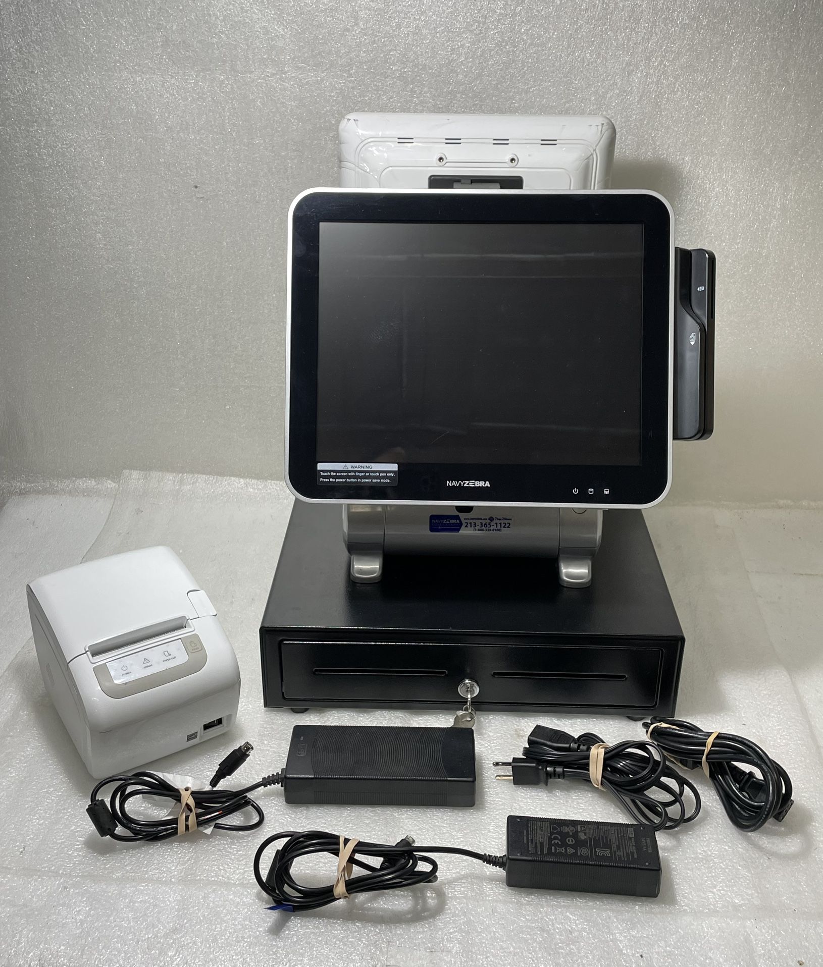 PosBank AnyShop Prime Qs ~ Dual Screen POS Terminal with Printer & Cashier