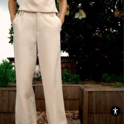 Zara Linen Pant XL / Strapless Top XL