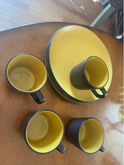 Mikasa Terra Stone in "Curry Yellow" (pattern #7126)