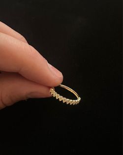 10k gold rings / anillos de oro de 10k.