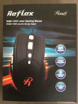 New Rosewill Reflex Laser Gaming Mouse  with Adjustable Weights