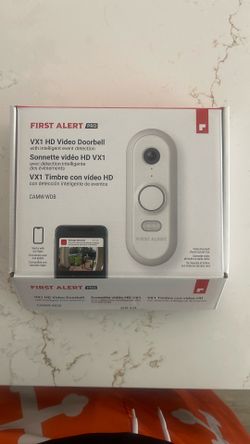First alert, HD video doorbell