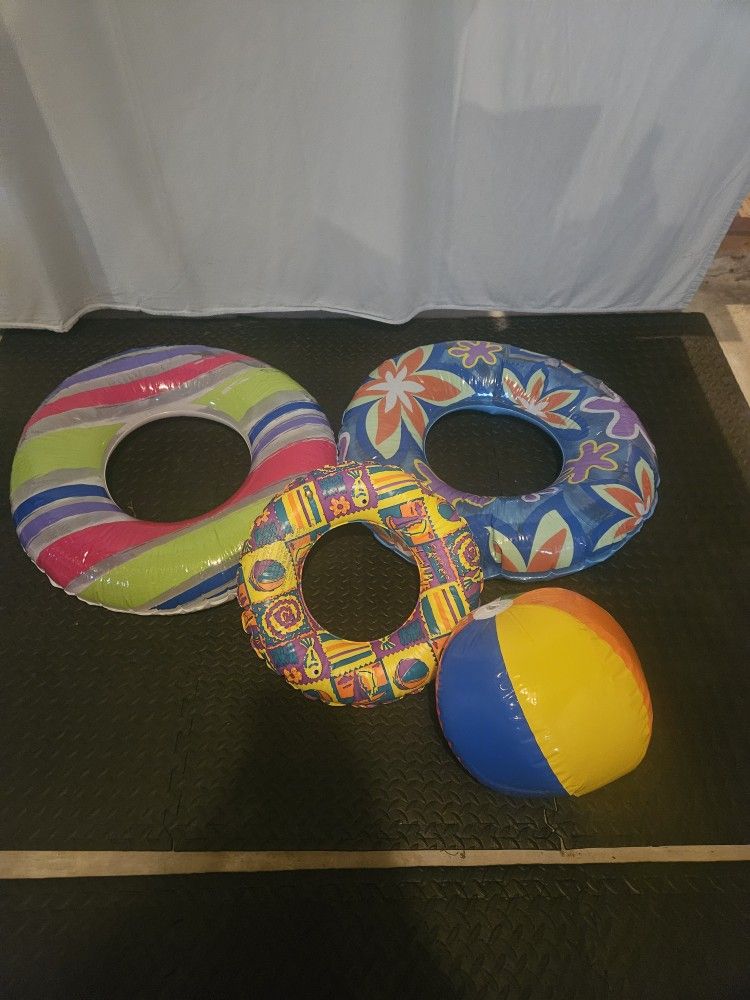 Kids Pool Floats & Beach Ball