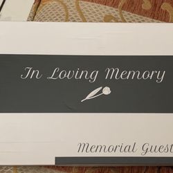 Funeral guest Book