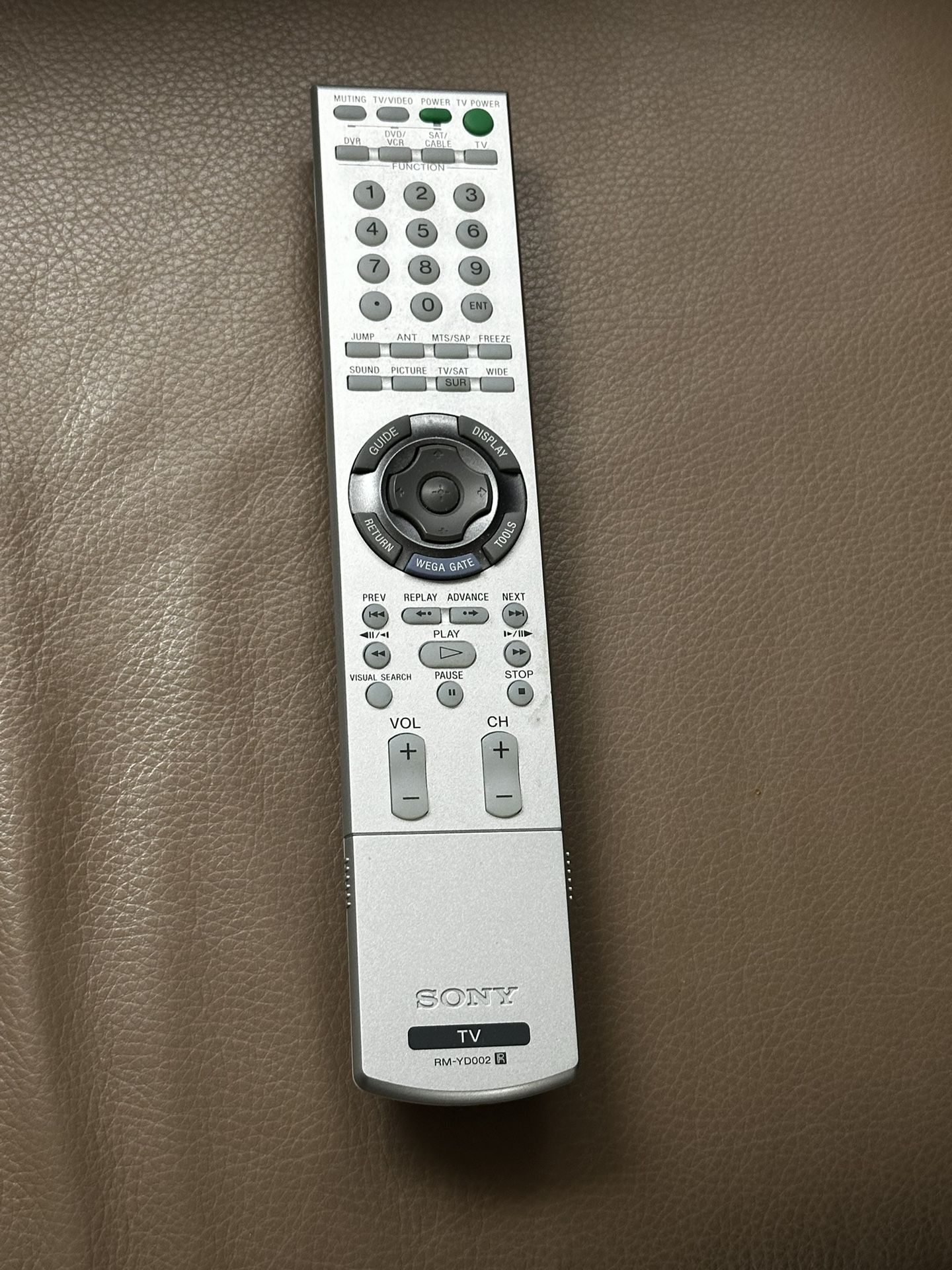 Sony Infrared TV Remote Control