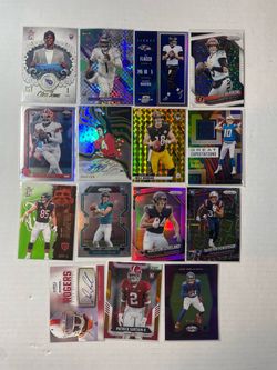 Football card lot of 15