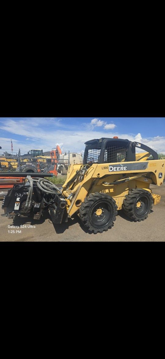 john deere 325 skidsteer w milling head 