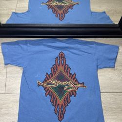 Vintage Kids / Youth 1990s Savvy Logo Surf Shirt 