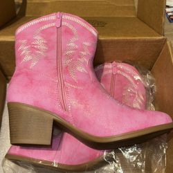 PINK COWGIRL BOOTS US SIZE 6.5 BRAND NEW NEVER WORN