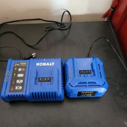 2 24v max Kobalt chargers