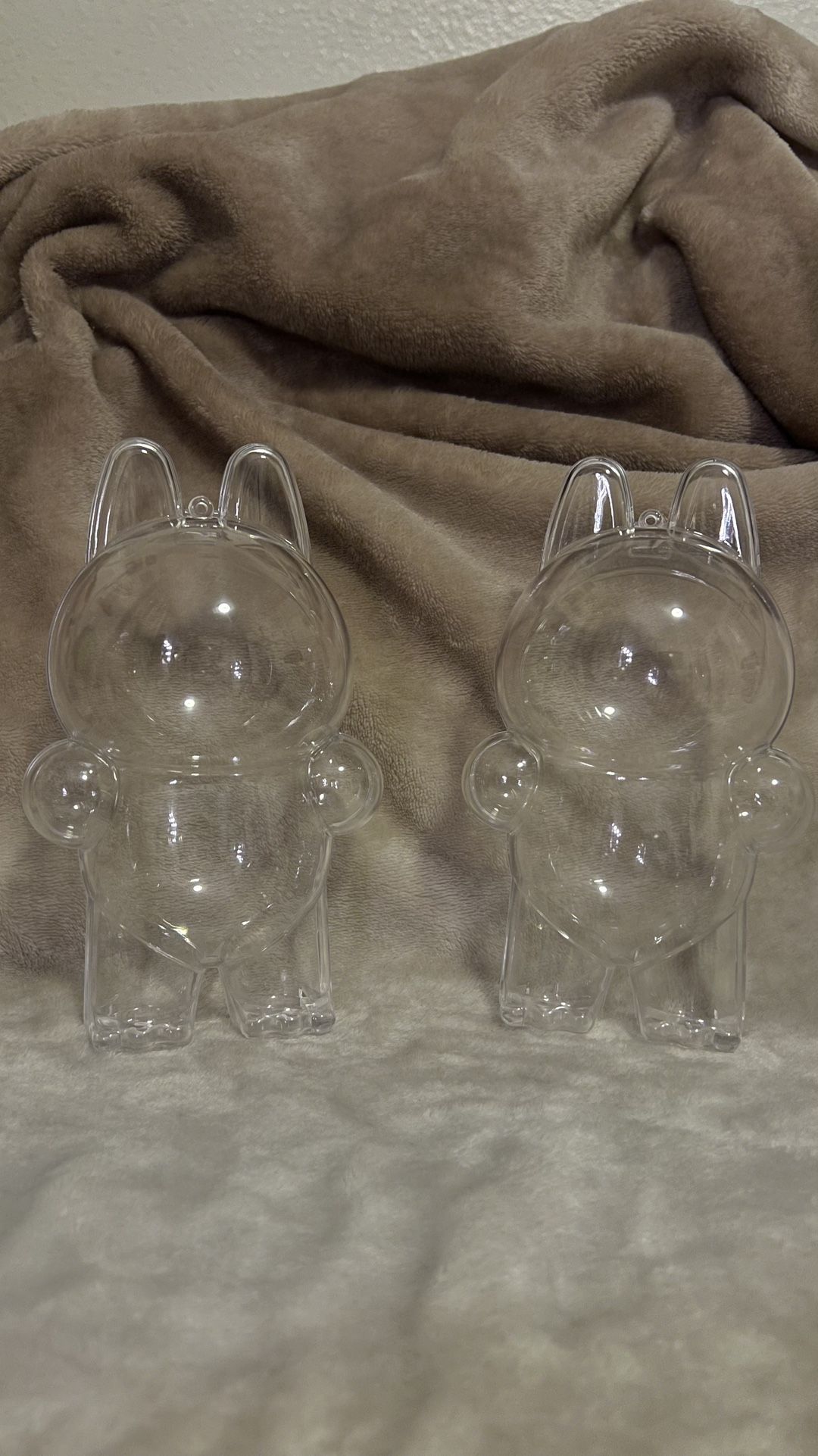 Exciting Macaron Labubu Clear Case