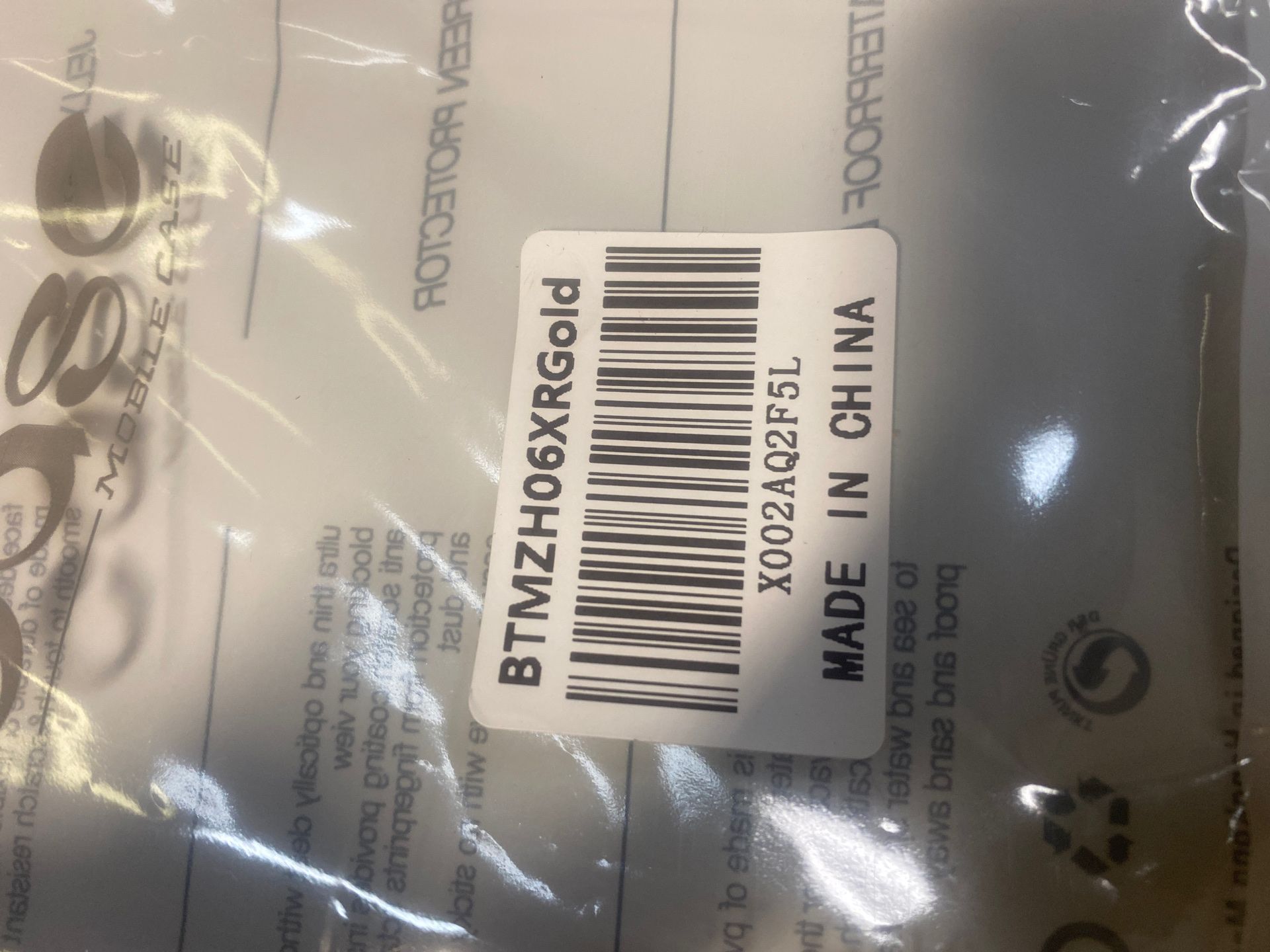xR gold case clear back