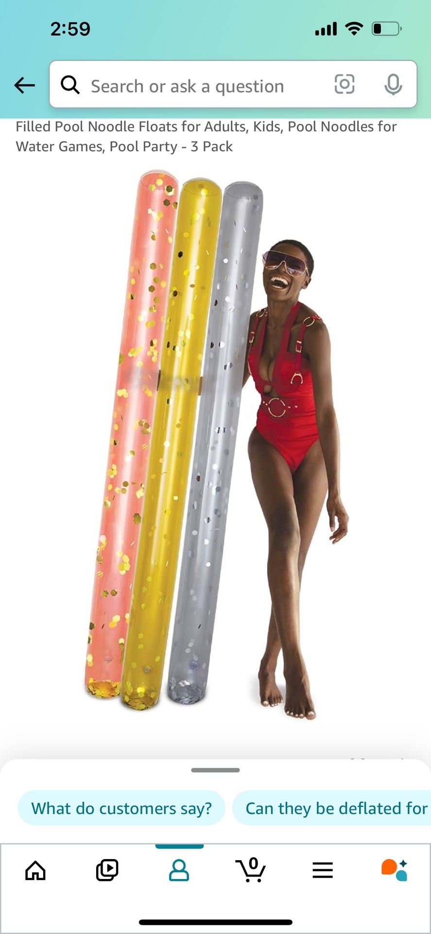 Jumbo Inflatable Pool Noodles
