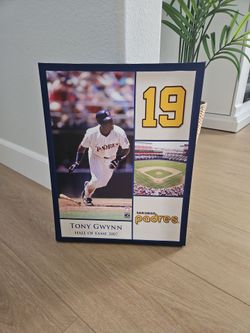 Tony Gwynn Hall of Fame 2007 San Diego Padres Plaque