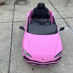 toddler girl lamborghini outdoor car 